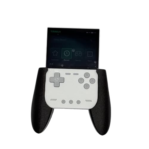 3D Printed Grip Handle For Trimui Brick Game Console Holding Handle Ergonomic Design Handle Controller DIY Controller For Trimui Brick (Black)