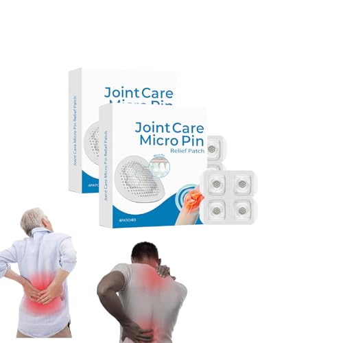 K ubozn Hyaluron Gelenk-Linderung Mikronadel-Pflaster,Professional Mikronadel Beinpflaster,Hyaluron Mikronadel Gelenkpflaster Mikronadel Pflaster für Rücken,Nacken,Hände,Knie für alle Hauttypen (2)