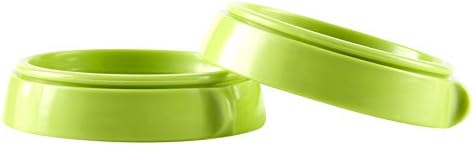 Feeding Bottle Collar for Comotomo Baby Bottle, Green, 5 Ounce and 8 Ounce, 2 Count, BPA Free, Made by GOLOHO