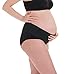 Produktbild Herzmutter Bauchgurt-Schwangerschafts-Stützgürtel-Bauchband - größenverstellbarer Schwangerschaftsgurt - Bauchgurt Schwangerschaft - Gymnastik-Yoga-Sport - 3200 (L-XL, Schwarz)