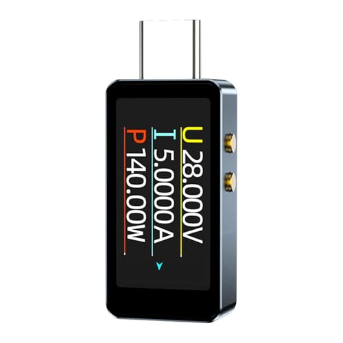電圧計 - USBデジタルテスター | 高精度電流電圧アンプ USB ポータブルUSBテスターツール ホームラボワークショップ用(4x1.5cm/1.57x0.59インチ)