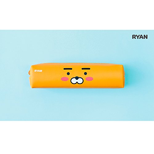 KAKAO Friends 2 Faces Orange Ryan Pencil Pouch