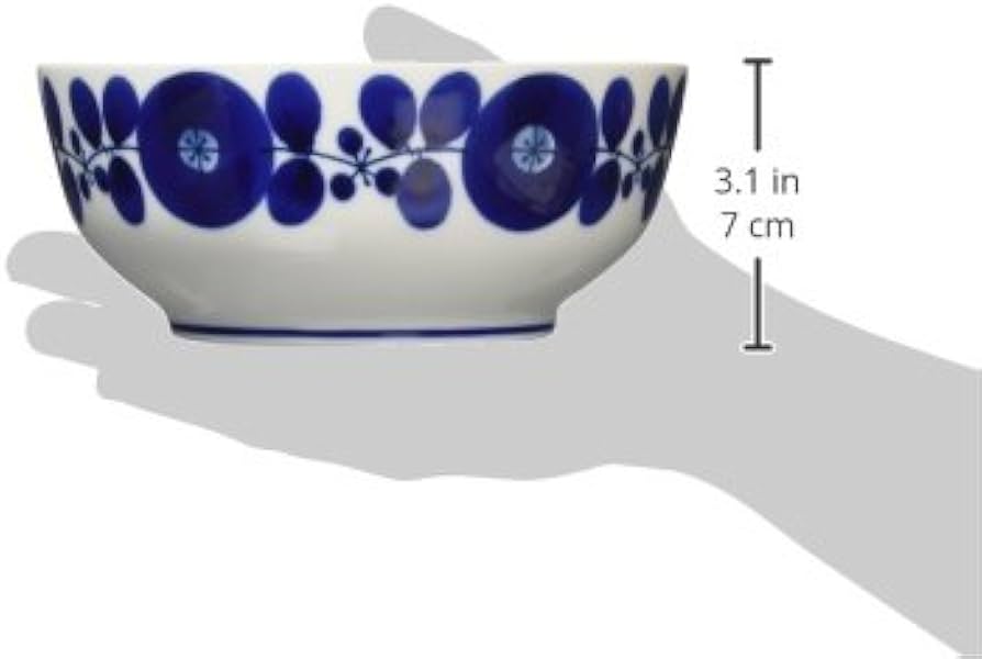 Amazon.co.jp: 白山陶器 ボール(L) 青 ブルーム (約)φ18.5×7.5cm Amazon.co.jp: 白山陶器 ボール(L) 青 ブルーム (約)φ18.5×7.5cm