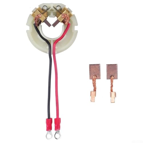 Porte-balais de charbon pour 638991-1 638614-1 DF458D DHP458 DDF458 BDF448 compatible avec outils électriques, comprend 2 balais de charbon