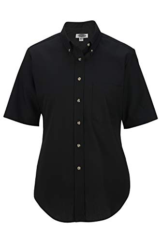 Edwards Garment Women's Easy Care Short Sleeve Poplin Shirt