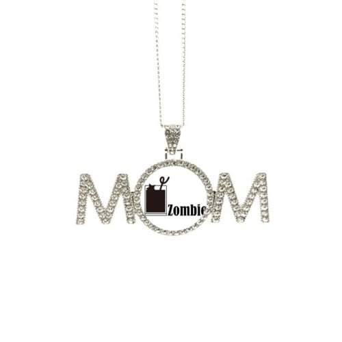 Collier Zombie cadeau affectueux fete des meres pendentif maman et grand-mere