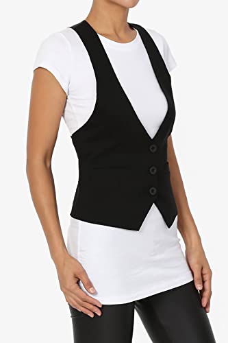 TheMogan Dressy Casual Versatile Racerback Vest Uniform Tuxedo Suit Waistcoat3