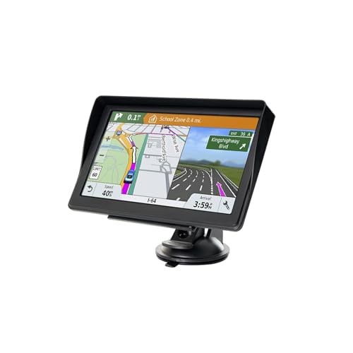 GPS Navigator,7 inch Touchscreen GPS Navigation for Car, Truck, RV,with Traffic information, 2025 Europe Map, Lifetime Free Updates, Real Voice Turn Direction Guidance, Speed Camera Alert