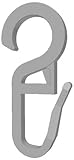 Farbe: weiß Gardineum 100 Faltenlegehaken/Gardinenhaken (840-10) mit 10 mm Öse (weiß)