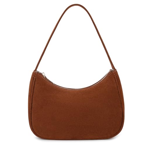 Image of CYHTWSDJ Shoulder Bags for Women, Cute Hobo Tote Handbag Mini Clutch Purse with Zipper Closure