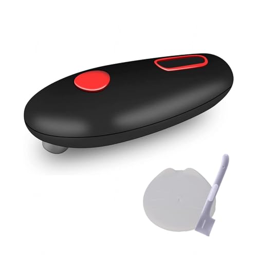 HAZARA Can Opener Electric, Electric One Touch Button Electric Can Opener for Seniors, Suitable for Opening Cans of Various Sizes Can Opener Electric