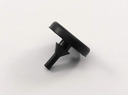 Round Rubber Pull-Through Bumper 7/8" Diameter For 1/8" Hole In 1/8" Thick Material (6) #TOP2