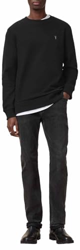 Men's Raven Crew Neck Sweatshirt, Black3