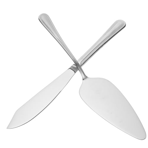 MOLUCKFU 1 Set Cake Knife Spatula Pie Server Mousse Cake Cutter Cake Cutting Supplies Pie Cutter Server Pie Shovel Server Cake Spatula Pie Lifter Kitchen Pizza Cutter Stainless Steel Silver