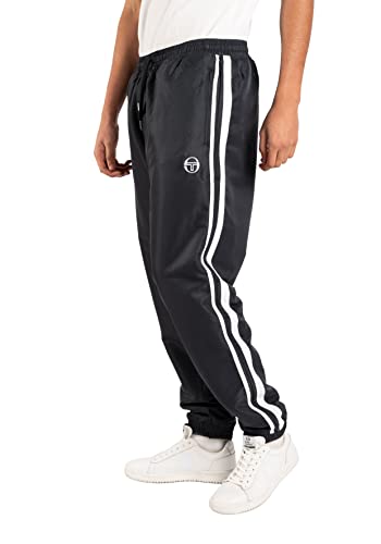 Preisvergleich Produktbild Sergio Tacchini Herren Dante Trackpants Trainingshose,Black / White,XL