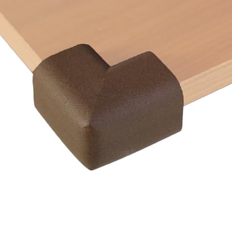 Image of KidKusion Corner Cushion | Made in USA | Brown | 16 Pack | Furniture and Corner Protection