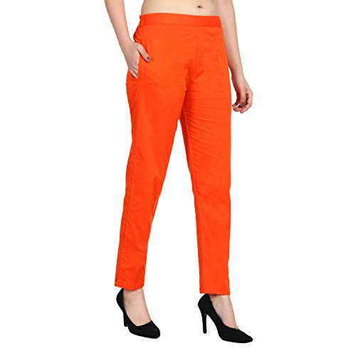Image of SriSaras Women's Premium Cotton Trousers /Pants