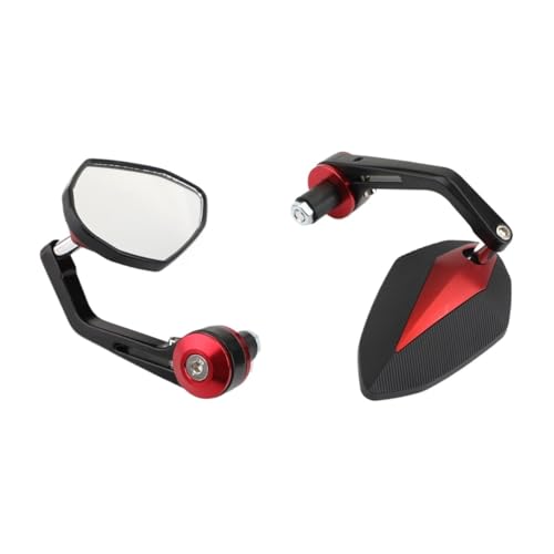 Espejos de manillar de motocicleta deportiva en aluminio CNC para sustitución de retrovisores 7/8