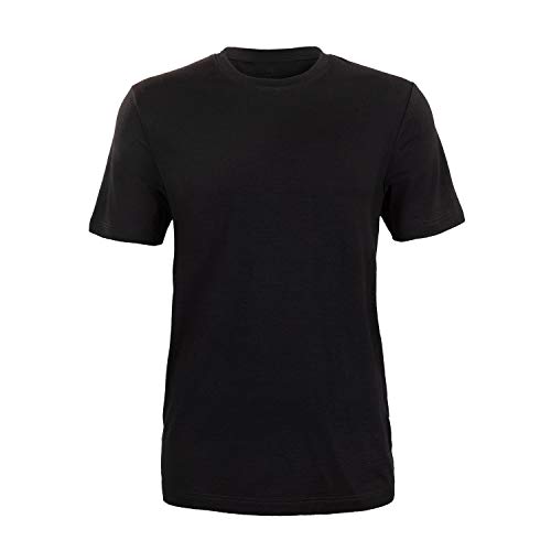 Thermowave Merino Life - Camiseta térmica para Hombre (100% Lana Merino, Cuello Redondo, 165 g/m², para Las 4 Estaciones, térmica) Negro M Cover