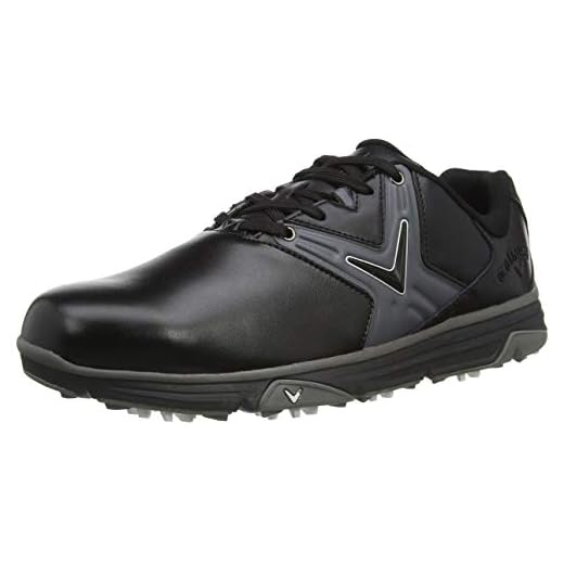 Callaway Men's M585 Chev Comfort Golf Shoe, Black, 8 UK