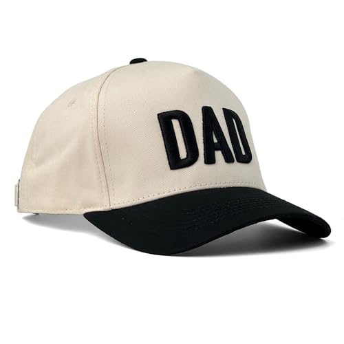 Image of DAD Hat for Men, Adjustable Embroidered Cap with EST 2026, First for New Dad