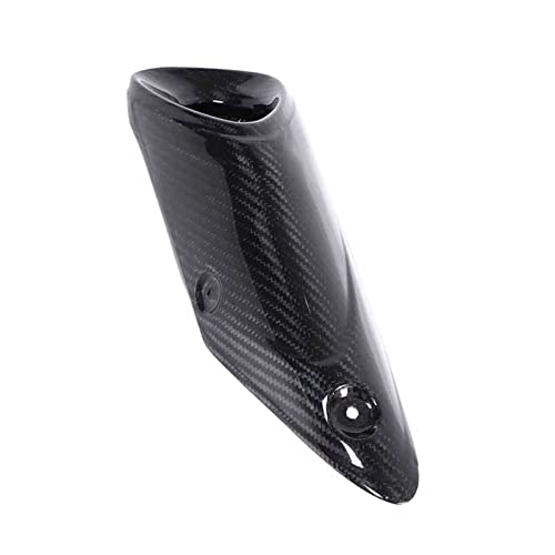 Cubierta de tubo escape de fibra de carbono real 3K exclusiva para Yamaha FZ-09 6