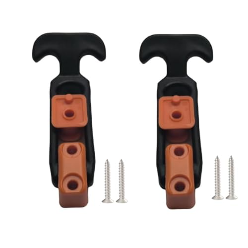 UPEYXDQR Rubber Flexible T-Handle Hasp Draw Latch for Tool Box, Cooler, Golf Cart or Engineering Machine Hood, 2 PCS