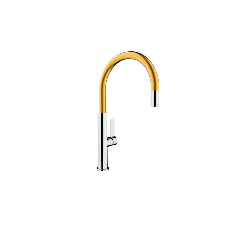 Grifo Teka FORMENTERA TOP FOT 995 CROMO/BRASS, Moa