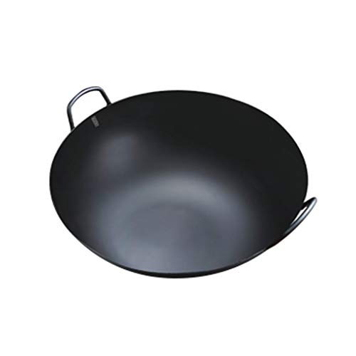 Wok tradicional de hierro forjado 22 pulgadas miniatura 1