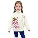 Teen Girls Turtleneck Sweater Kids High Neck Long Sleeve Knit Pullover Toddler Winter Warm Soft Mock Beige 5-6 Years