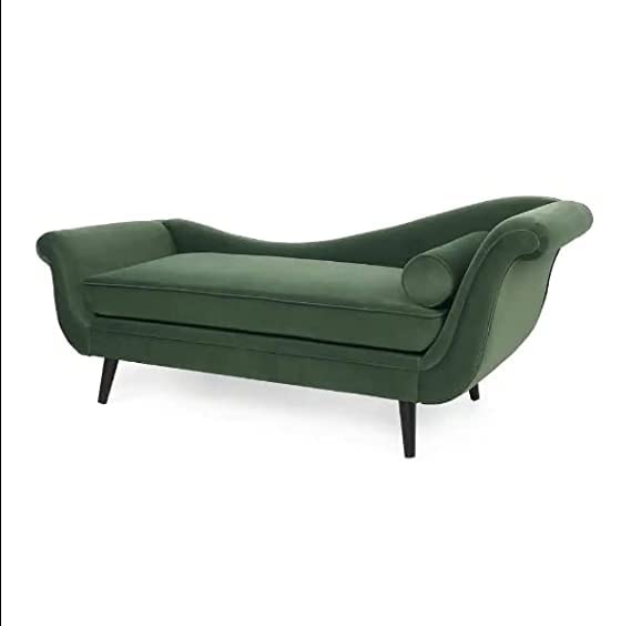 Image of Lazy Couch and Reclining Sofa /Recliner Chaise Longue /Fabric recliners /for Bedroom /Living Room /Office Reception Recliner Lounge Sofa and Armchair (Green)