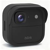 Silicone Cover for Blink Outdoor 2K+/4 (4th Gen) - Weatherproof Silicone Skin Case with Brim, Providing All-Around Camera Protection, Blink Outdoor Security Camera Accessory (Black, 1 Pack)