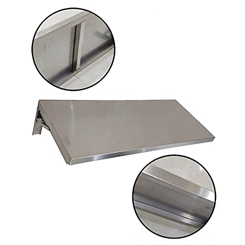 Ghhzzq Wall Mounted Fold Down Table Stainless Steel Storage Shelf With Metal Brackets For Kitchen Dining Room Home Bar Workbench，Easy To Install & Clean #TOP3