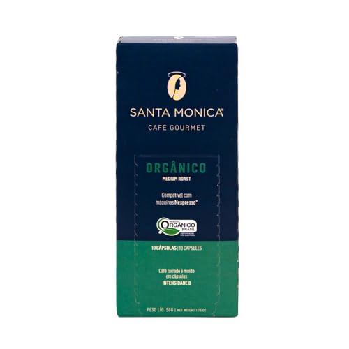 Cápsula de Café Santa Mônica Orgânica - compatíveis com Nespresso (10 unid)