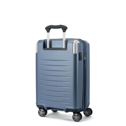 Image of Travelpro Platinum Elite Hardside Expandable Spinner Wheel Luggage TSA Lock Hard Shell Polycarbonate Suitcase, Dark Sky Blue, Carry-on 21-Inch