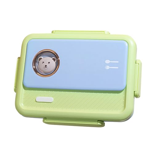 Genérico De Acero Inoxidable Para Niños, Recipientes para Comidas, Portátil con Separadores y Tapa Estanca para Almacenar Ensaladas y Sándwiches