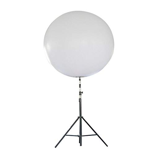 LED Inflatable Balloon Stand, 1.5m/4.9ft LED White Lighting Inflatable Display Balloon with Tripod Stand for Wedding Advertising Event Birthday Party Decoration
