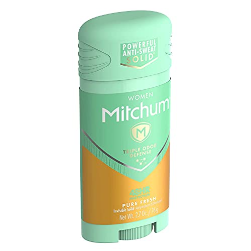 Image of Mitchum Women Triple Odor Defense Invisible Solid 48HR Antiperspirant & Deodorant, Pure Fresh, 2.7 OZ - 4 Pack