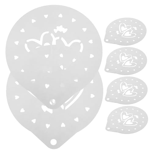 VINTORKY Mother's Day Fondant Stencils 6 Pcs Baking Stencils for Cake Decorations