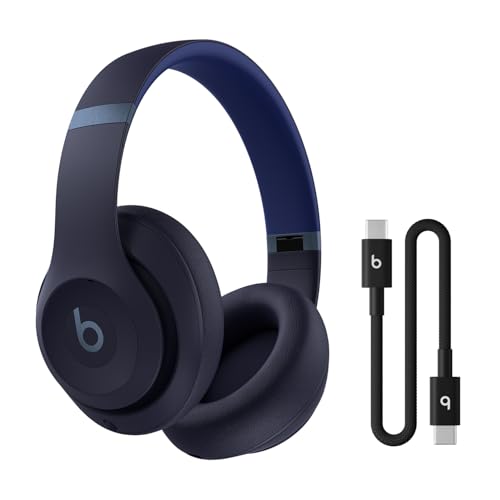 Image of Beats Studio Pro - Wireless Bluetooth Noise Cancelling Headphones with USB-C Charging Cable (20 cm) - Jet Black