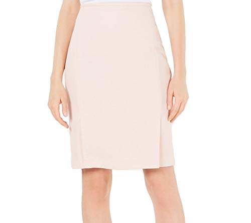 Calvin Klein Womens Petites Textired Business Pencil Skirt Pink 6P