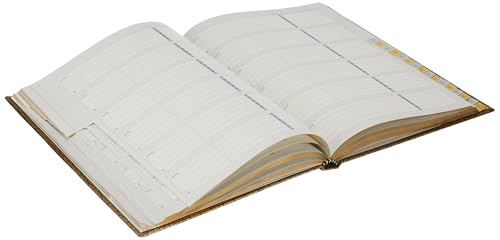 Image of inchAnupam Address Book | 256 Pages | Hardcover Address Book with Alphabetical Tabs, Pocket & Change of Address Labels Stunning Address Books inch