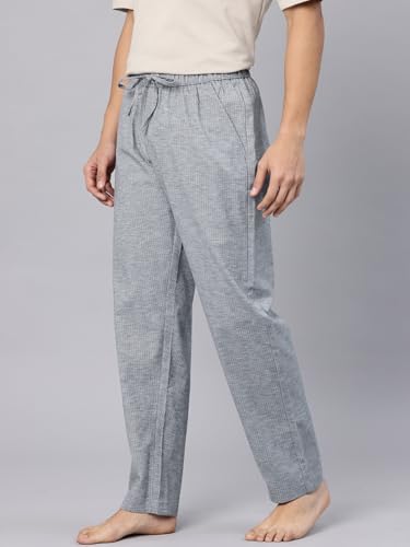 Image of Majestic Man Comfort Fit Solid Cotton Blend Casual Style Lounge Pyjama with 3 Pockets & Zip Closure