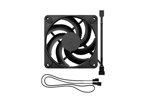 Image of Fractal Design Momentum 12 Black 120mm PC Case Fan FD-F-MO1-1201 FN2091