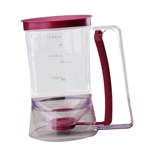 OKUMEYR Pancake Batter Dispenser Separator Tool 900ml Plastic Baking Dispenser for Healthy Sauces Gravies