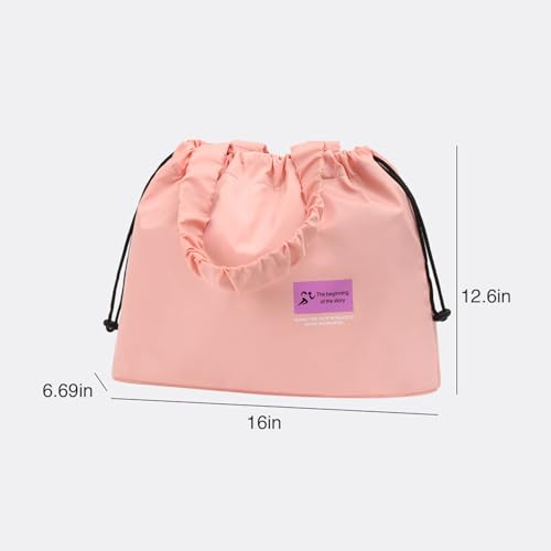 Small Gym Bag for Women Tote Bag,Travel Duffle Bag Carry Weekender Bag with Wet Compartment Pink2