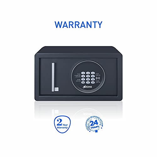 "Secure Possessions at Home with Ozone Jade Black Locker: Electronic Protection with Dual PIN Access and 2-Year Warranty!"