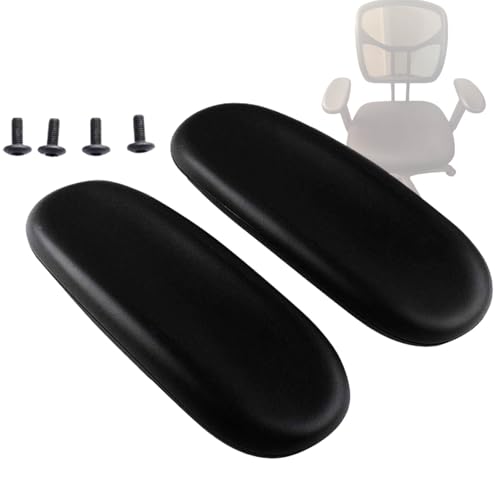 Ketofa Office Chair Arm Rest Replacement Fits All Styles of Arms with 4' Mounting Hole Patterns Screws Set Desk Armrest Cover(2Pack)