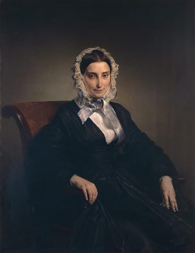 Portrait de Teresa Borri Francesco Hayez, impression d'art sur toile haut de gamme