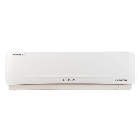 Lloyd 1.5 Ton 5 Star Split Inverter Air Conditioner (GLS18I5FWGEV, Copper Condenser, White)